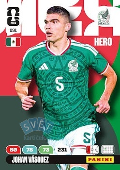 Johan Vasquez Mexico Panini FIFA World Cup 2026 Adrenalyn XL #291